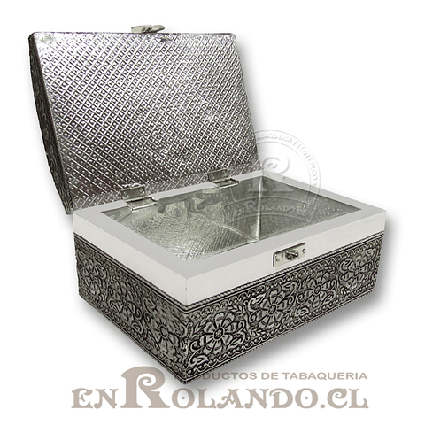 Caja Cubierta en Metal Labrado #13 ($7.990 x Mayor) 