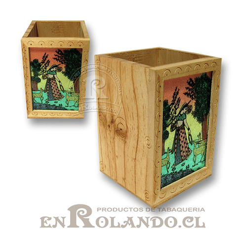 Caja Madera Pintada #451 ($2.490 x Mayor)