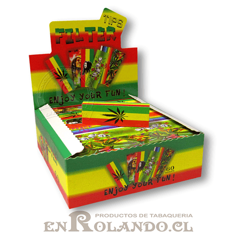 Boquillas (Tips) Bob Marley - Display ($5.990 x Mayor) 