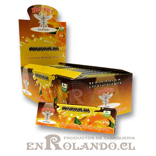 Papelillo Hornet sabor Naranja 1 1/4 - Display ($9.990 x Mayor)