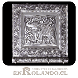 Porta Llaves Cubierta en Metal Labrado #105 ($4.990 x Mayor)
