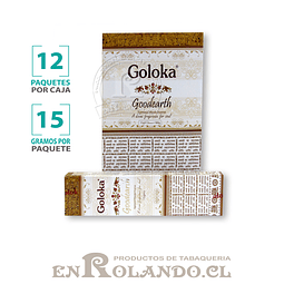 Incienso Goloka "Buena Tierra" - 12 Cajitas de 15 gr.