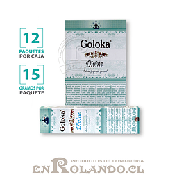 Incienso Goloka "Divino" - 12 Cajitas de 15 gr. 