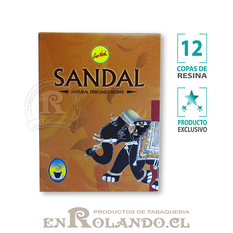Sahumerio SreeVani "Sándalo" - 12 Copas ($1.990 x Mayor) 