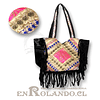 Bolso Artesanal Hindú Flecos ($9.990 x Mayor) 