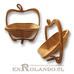 Canasto de Madera Plegable ($5.990 x Mayor)