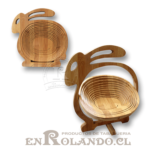 Canastillo de Madera Plegable ($3.990 x Mayor)