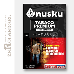 Tabaco Virginia Natural Nusku + Regalo ($3.490 x Mayor)