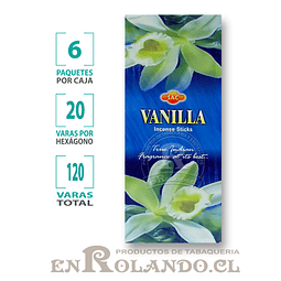 Incienso SAC  "Vainilla" ($1.690 x MAYOR) - 120 varas