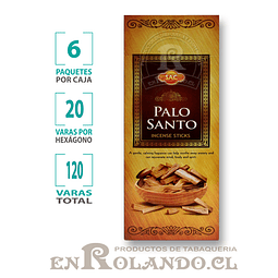 Incienso SAC  "Palo Santo" ($1.690 x MAYOR) - 120 varas