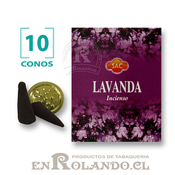 Caja de 10 Conos Tradicionales "Lavanda" ($415 x Mayor) 