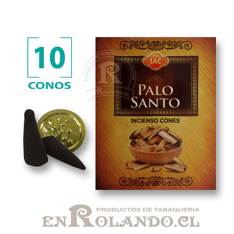 Caja de 10 Conos Tradicionales "Palo Santo" ($415 x Mayor) 