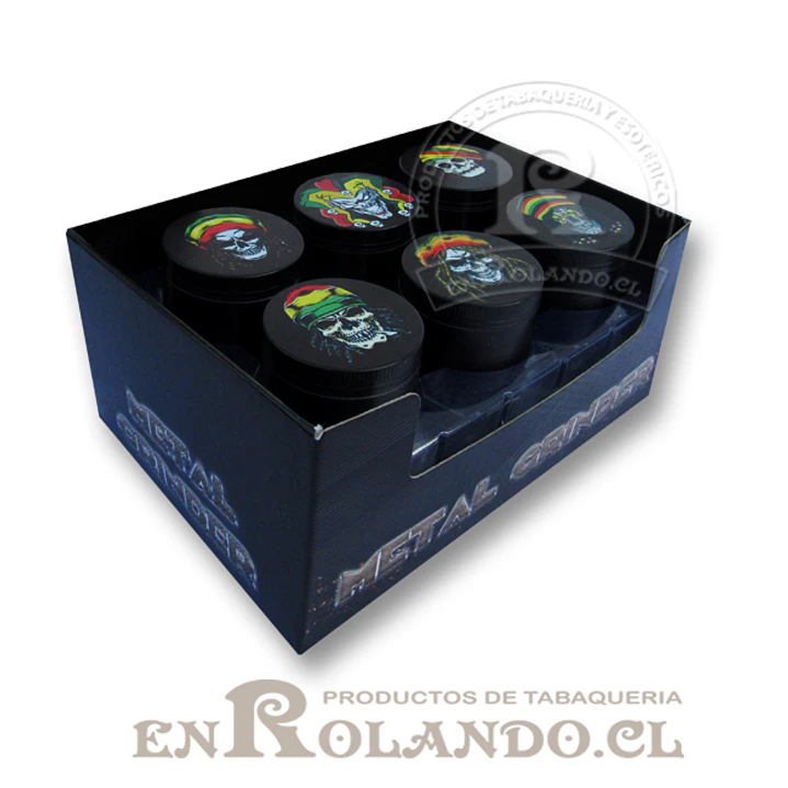 Moledor Metal Diseños - 3 pisos #0645 ($3.990 x Mayor)  2