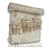 Porta Vela 3 Rostros Buda #7577-509 ($10.990 x Mayor)