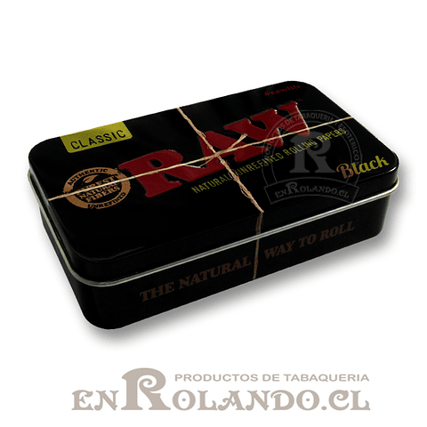 Caja Metálica Raw Black XL ($1.690 x Mayor)