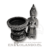 Porta Vela Buda Orando #7577-234 ($3.990 x Mayor)