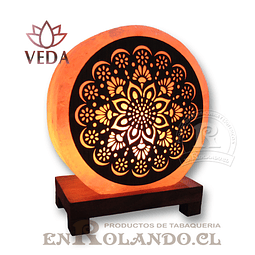 Lampara de Sal 3D Mandala ($17.990 x Mayor)