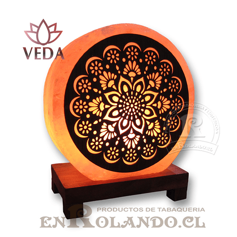 Lampara de Sal 3D Mandala ($17.990 x Mayor)