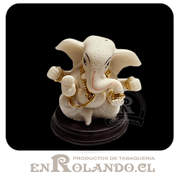 Ganesha Blanco y Dorado #5990 ($4.990 x Mayor) 