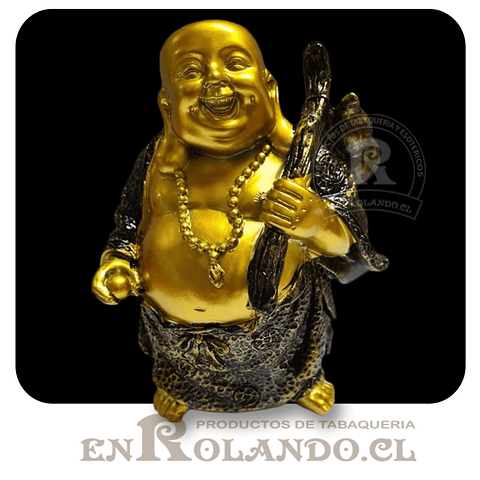 Buda Sonriente Dorado #7577-82 ($3.990 x Mayor) 