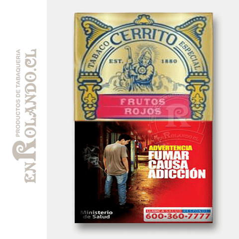Tabaco Cerrito Frutos Rojos ($4.990 x Mayor)