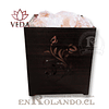 Lampara de Sal 3D Canasto de Madera ($19.990 x Mayor)
