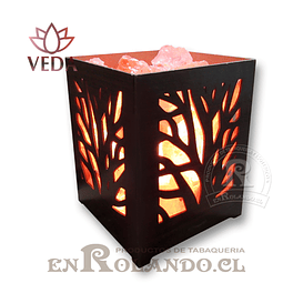 Lampara de Sal 3D Canasto Diseño Arbol ($17.990 x Mayor)