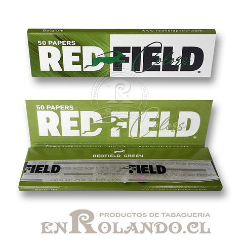 Papelillos Redfield Color Green 1 1/4 - Display 