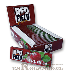 Papelillos Redfield Sabores - Frutilla 1 1/4 - Display 