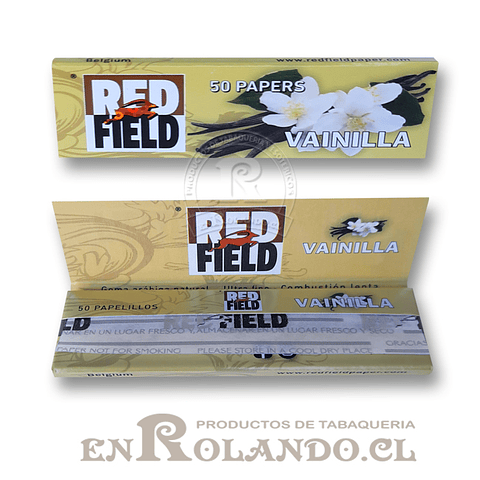 Papelillos Redfield Sabores - Vainilla 1 1/4 - Display 