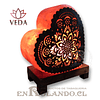 Lampara de Sal 3D Corazón Mandala ($19.990 x Mayor)