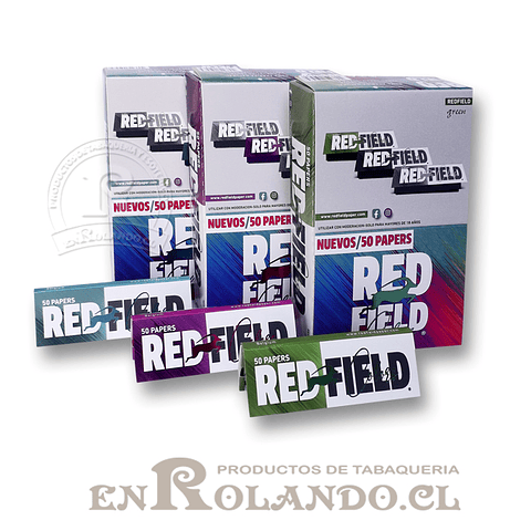 Papelillos Redfield Color Blue 1 1/4 - Display 