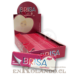 Papelillos Brisa Sabor Manzana 1 1/4 - Display 