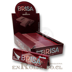 Papelillos Brisa Sabor Chocolate 1 1/4 - Display  