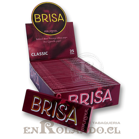 Papelillos Brisa Classic Pink 1 1/4 - Display 