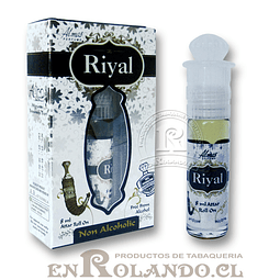 Perfume sin Alcohol 8 ml "Riyal" ($2.490 x Mayor) 