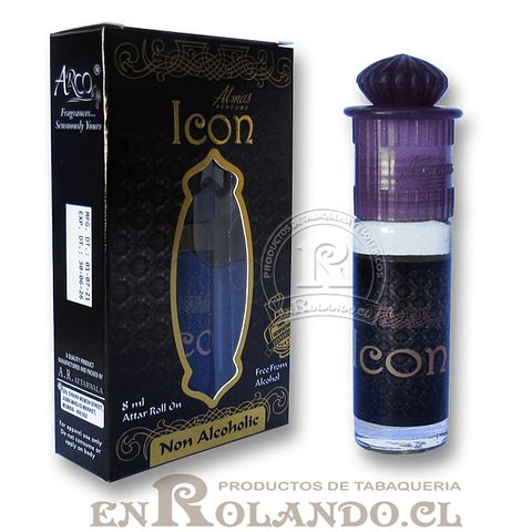 Perfume sin Alcohol 8 ml "Icon" ($2.490 x Mayor) 