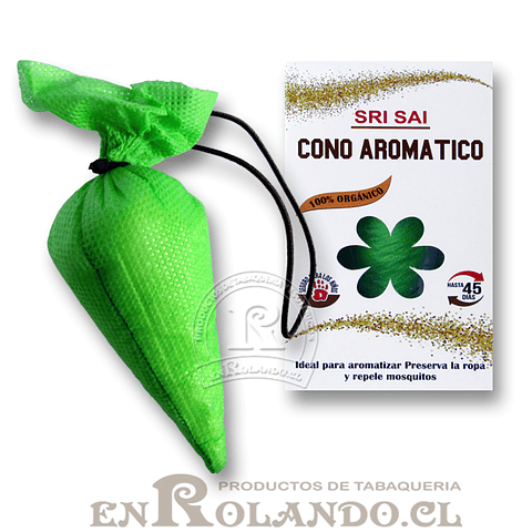 Cono Aromático Orgánico "Jazmín" ($2.990 x Mayor) 