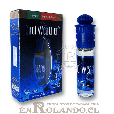 Perfume sin Alcohol 8 ml "Cool Weather" ($2.490 x Mayor) 