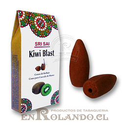 Sachet 10 Conos Sri Sai Cascada "Explosión de Kiwi" ($670 x Mayor) 