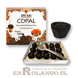 Sahumerio Copa Sambrani "Copal" ($3.990 x Mayor)