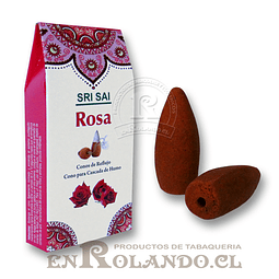 Sachet 10 Conos Sri Sai Cascada "Rosa" ($670 x Mayor) 