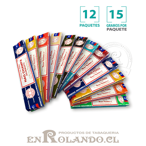 Govinda Paquete De Soporte Para Varillas De Incienso Con Varillas De Incienso Nandita 12 Cajas X