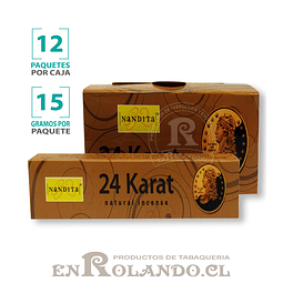 Incienso Nandita "24 Karat" - Display