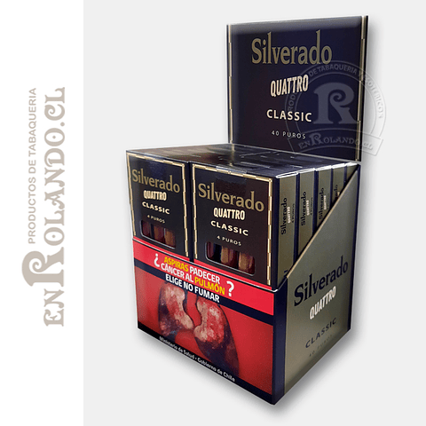 Cigarros Silverado Quattro "Classic" 4 uds ($3.800 x Mayor)