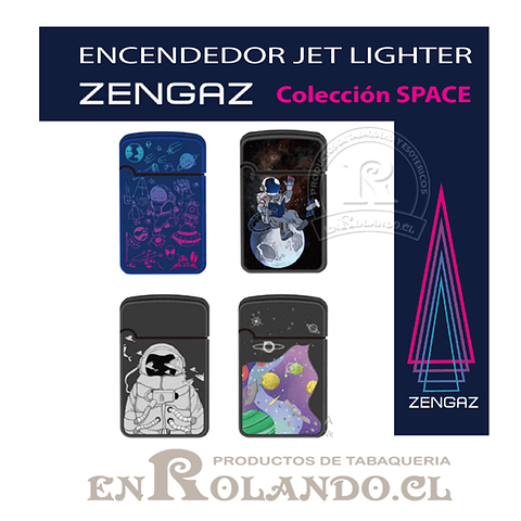 Encendedor Zengaz Jet Lighter D10 - Display 12 uds.