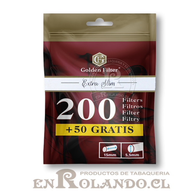 Filtros Golden Extra Slim - Bolsa ($890 x Mayor)