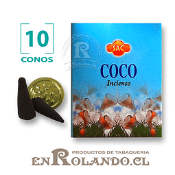 Caja de 10 Conos Tradicionales "Coco" ($415 x Mayor)