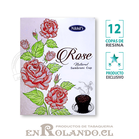 Sahumerio SreeVani "Rosa" - 12 Copas ($1.990 x Mayor) 