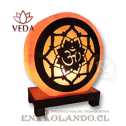 Lampara de Sal 3D Mandala - Om ($17.990 x Mayor)
